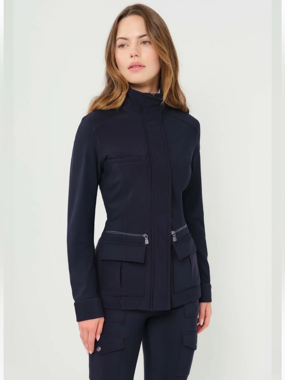 Anatomie Kenya Cozy Fleece-Lined Funnel Neck Jacket